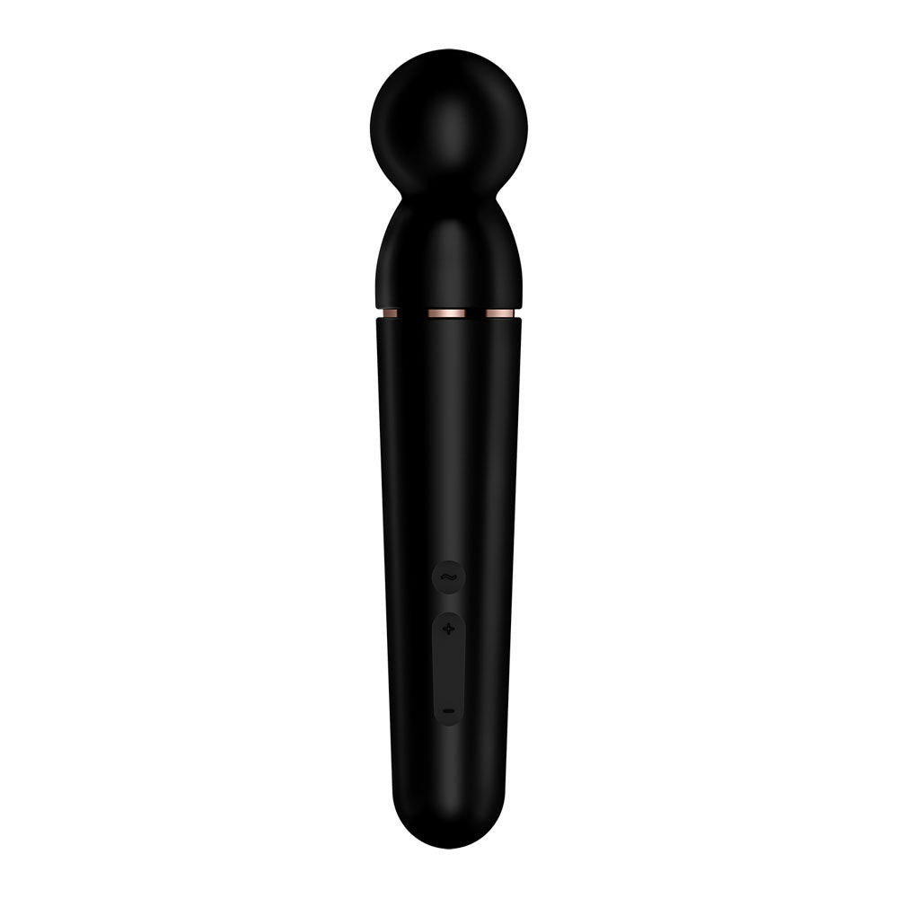 Satisfyer planet wand-er - black - vibrating wand - Product front view  | Flirtybay Adult Shop Australia Lingerie Shop