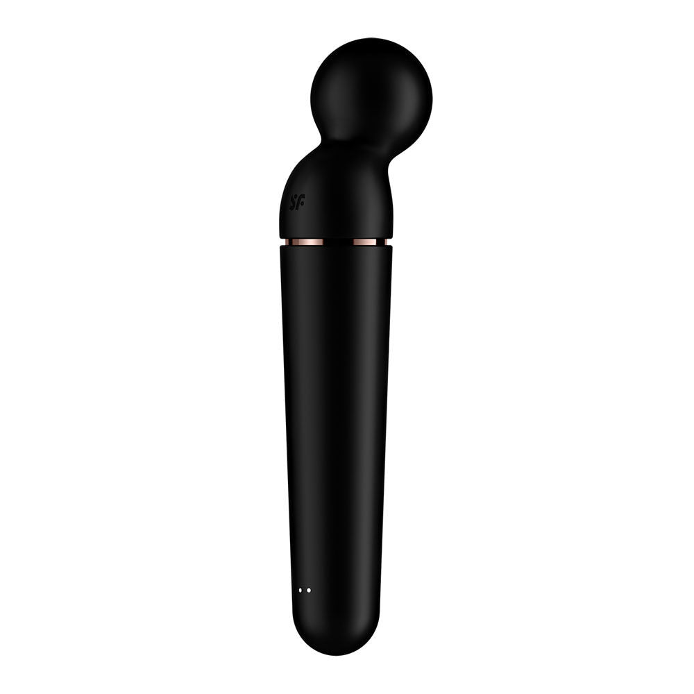 Satisfyer planet wand-er - black - vibrating wand - Product second side view  | Flirtybay Adult Shop Australia Lingerie Shop