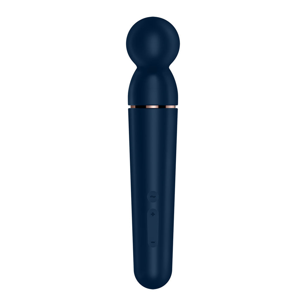 Satisfyer planet wand-er - blue - vibrating wand - Product front view  | Flirtybay Adult Shop Australia Lingerie Shop