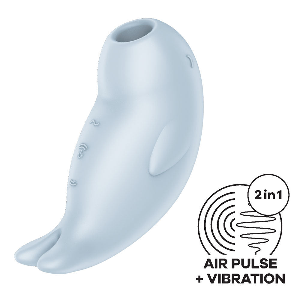 Satisfyer - seal you soon - air pulsing vibrator - Product side view  | Flirtybay