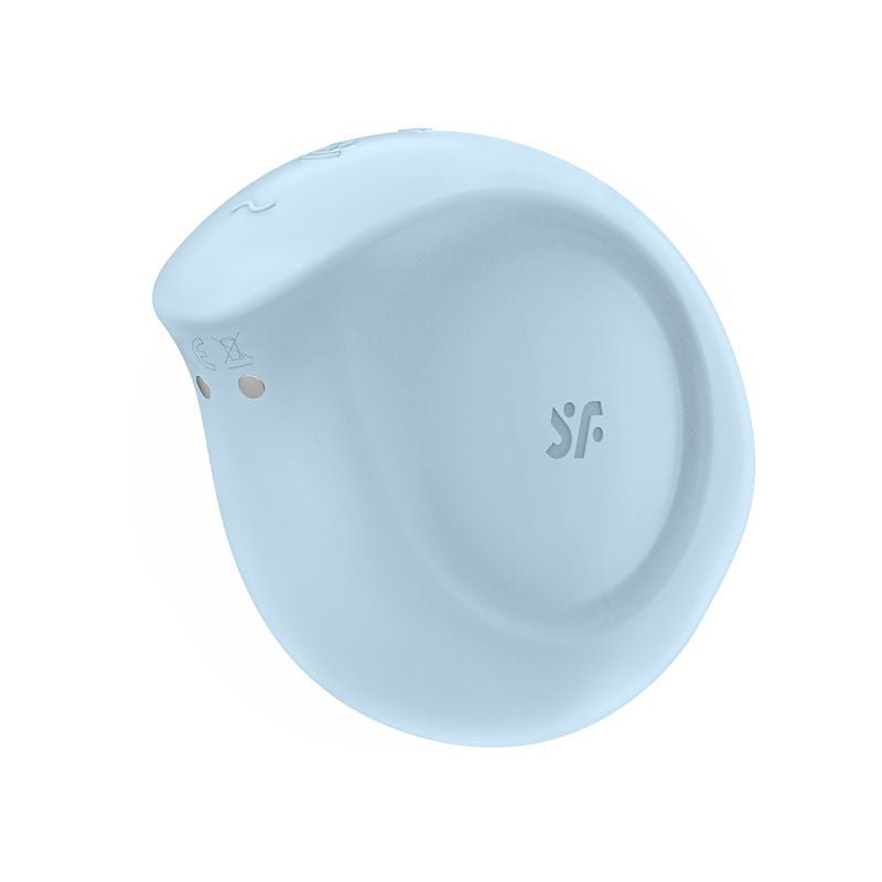 Satisfyer - sugar rush - blue clitoral suction stimulator - second Product back view  | Flirty Bay