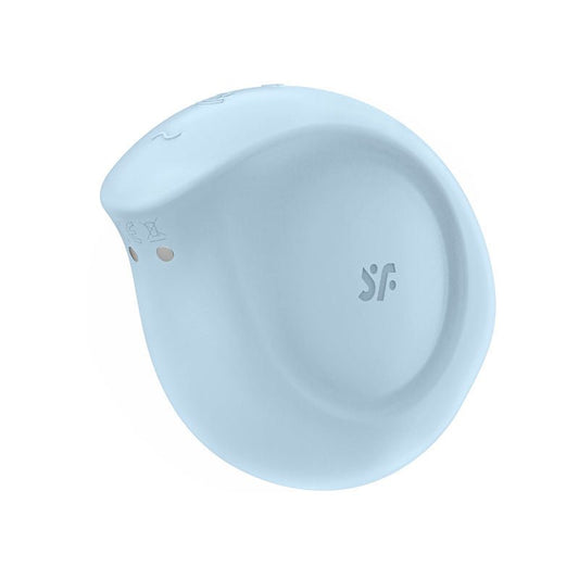 Satisfyer - sugar rush - blue clitoral suction stimulator - second Product back view  | Flirty Bay