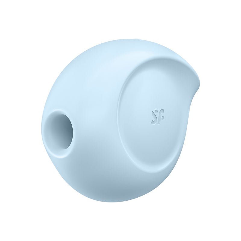 Satisfyer - sugar rush - blue clitoral suction stimulator - second Product side view  | Flirty Bay