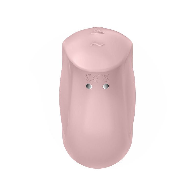 Satisfyer - sugar rush - pink clitoral suction stimulator - Product back view  | Flirty Bay