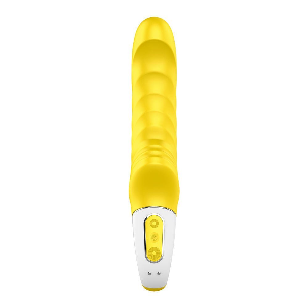 Satisfyer vibes - yummy sunshine - g-spot vibrator - Product front view  | Flirtybay