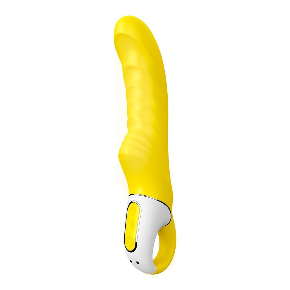 Satisfyer vibes - yummy sunshine - g-spot vibrator - Product side view  | Flirtybay