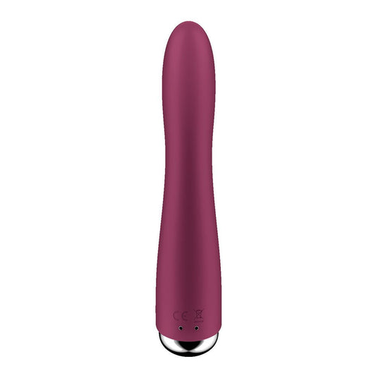 Satisfyer - red spinning vibe 1 - g-spot vibrator - Product back view  | Flirty Bay