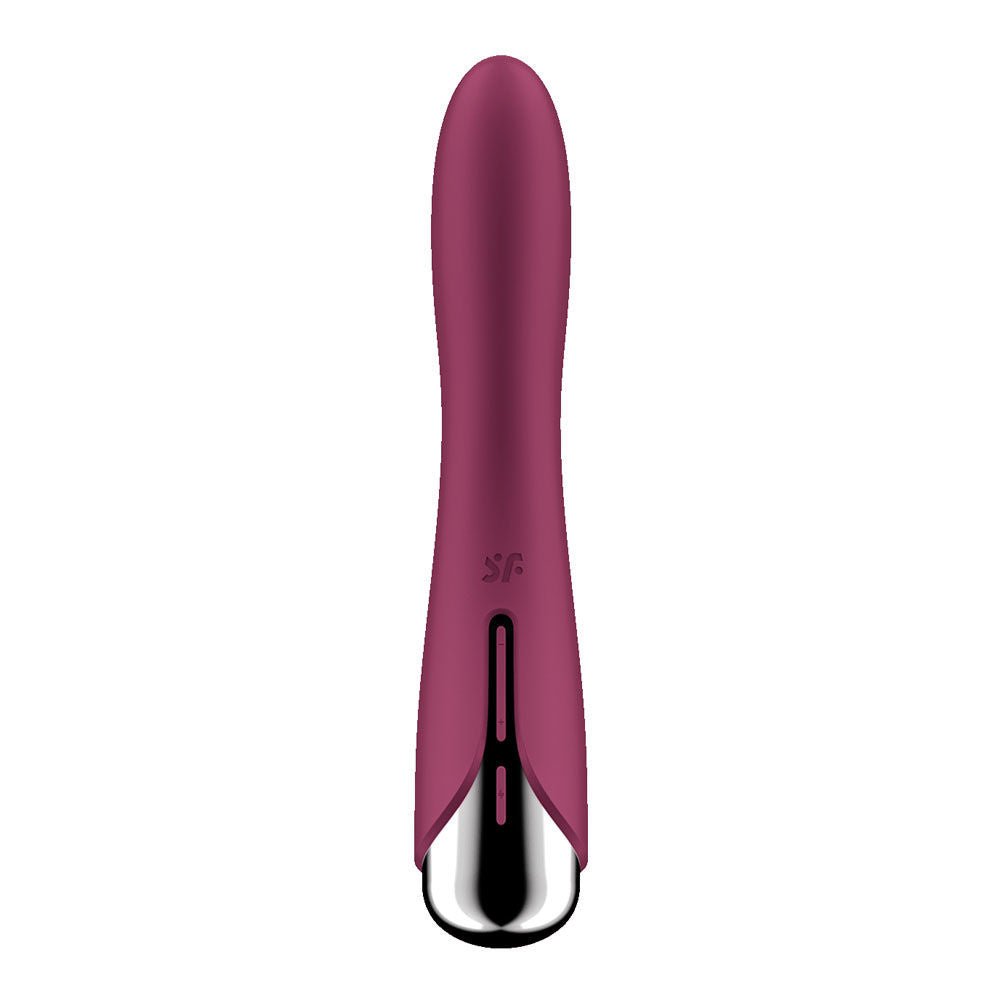 Satisfyer - red spinning vibe 1 - g-spot vibrator - Product front view  | Flirty Bay