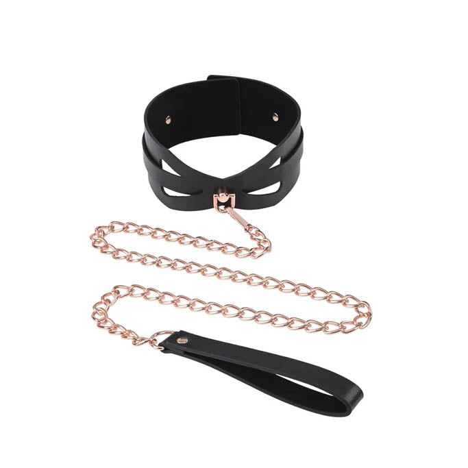 Sex & Mischief - Brat Collar & Leash, sensory deprivation | Flirtybay.com.au
