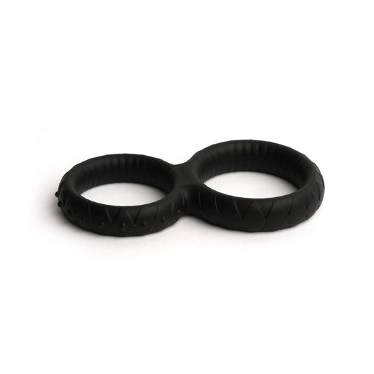 Sport fucker enigma cock ring black- Product top view  | Flirtybay Adult Shop Australia Lingerie Shop