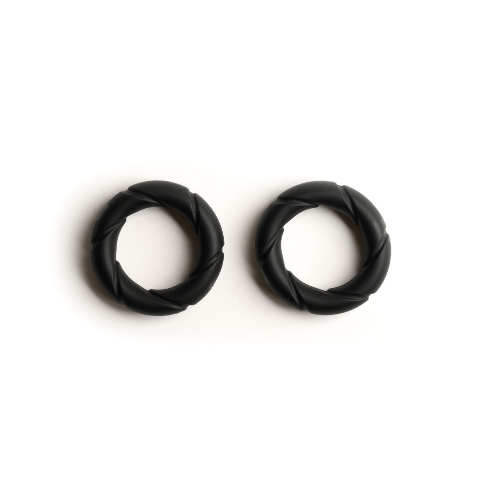 Sport fucker ready rings - cock rings black - Product top view  | Flirtybay Adult Shop Australia Lingerie Shop