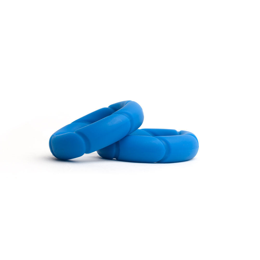Sport fucker ready rings - cock rings blue - Product side view  | Flirtybay Adult Shop Australia Lingerie Shop