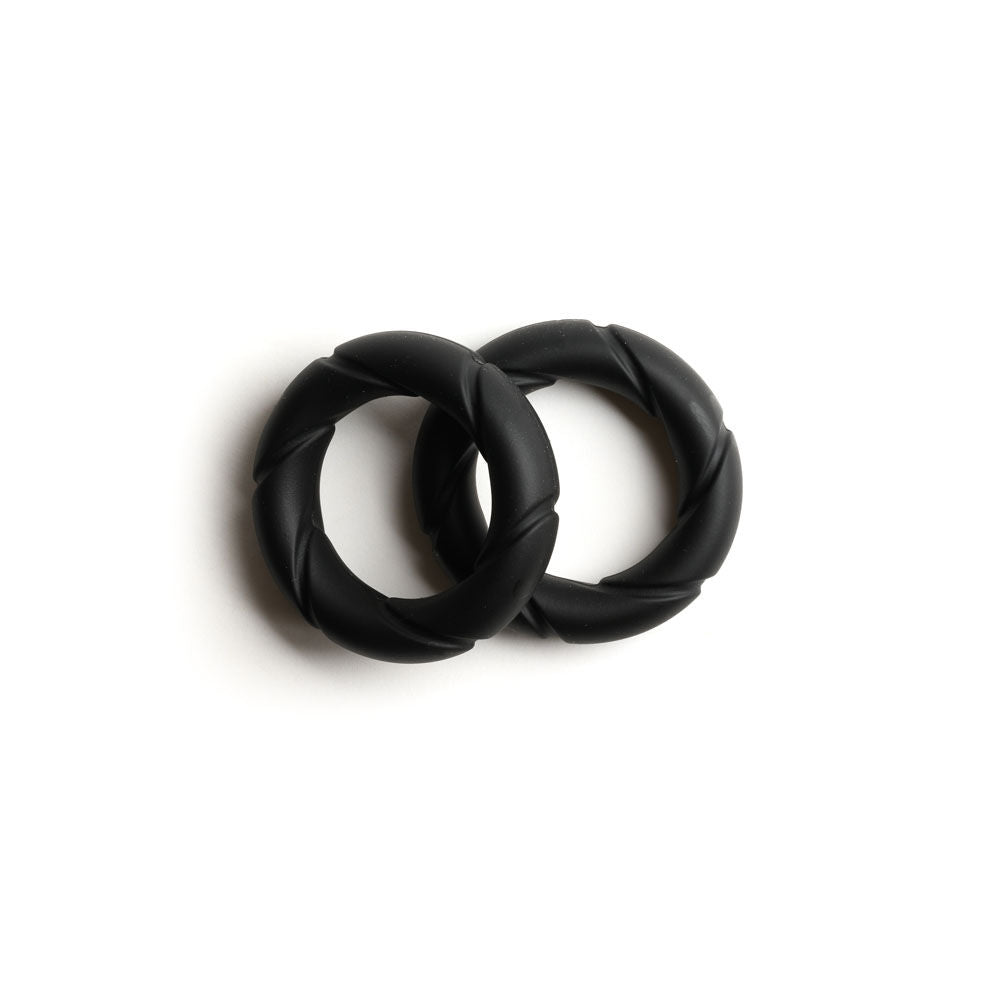 Sport fucker ready rings - cock rings black- Product side view  | Flirtybay Adult Shop Australia Lingerie Shop