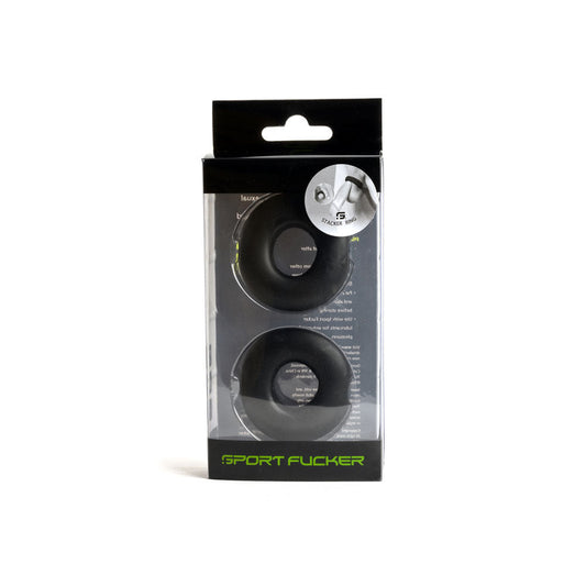 Sport fucker stacker rings - penis rings black - Product front view  | Flirtybay Adult Shop Australia Lingerie Shop
