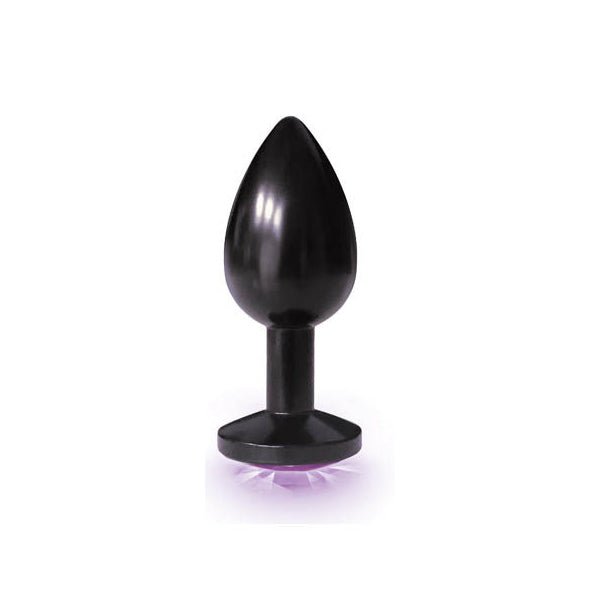 The silver starter - metal butt plug - Product front view  | Flirtybay
