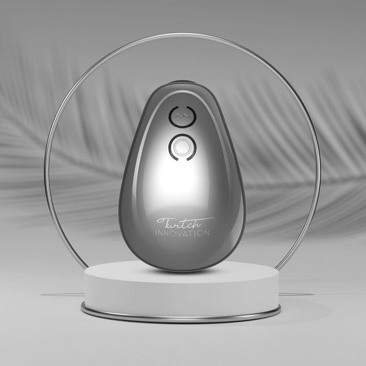 Twitch 1 - silver - clitoral stimulator Silver- Product back view  | Flirtybay Adult Shop Australia Lingerie Shop
