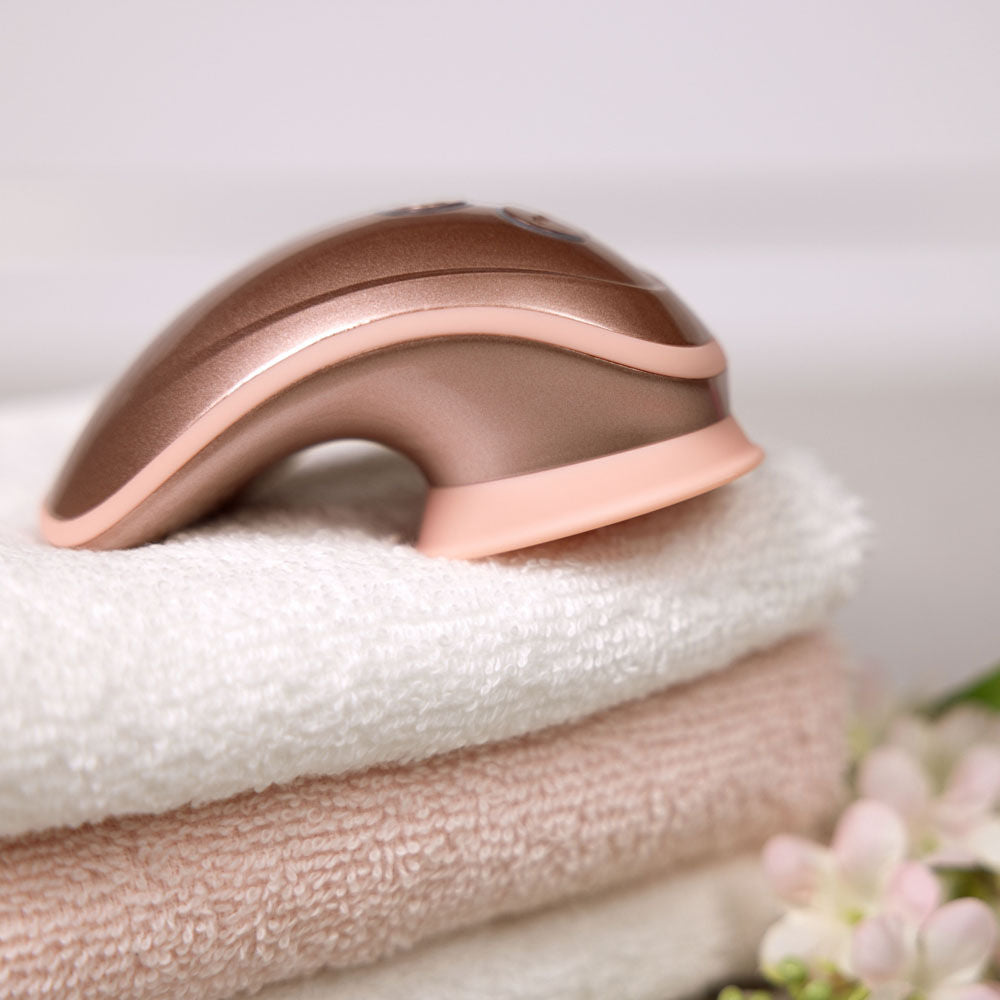 Twitch 1 - silver - clitoral stimulator - pink Product back view  | Flirtybay Adult Shop Australia Lingerie Shop