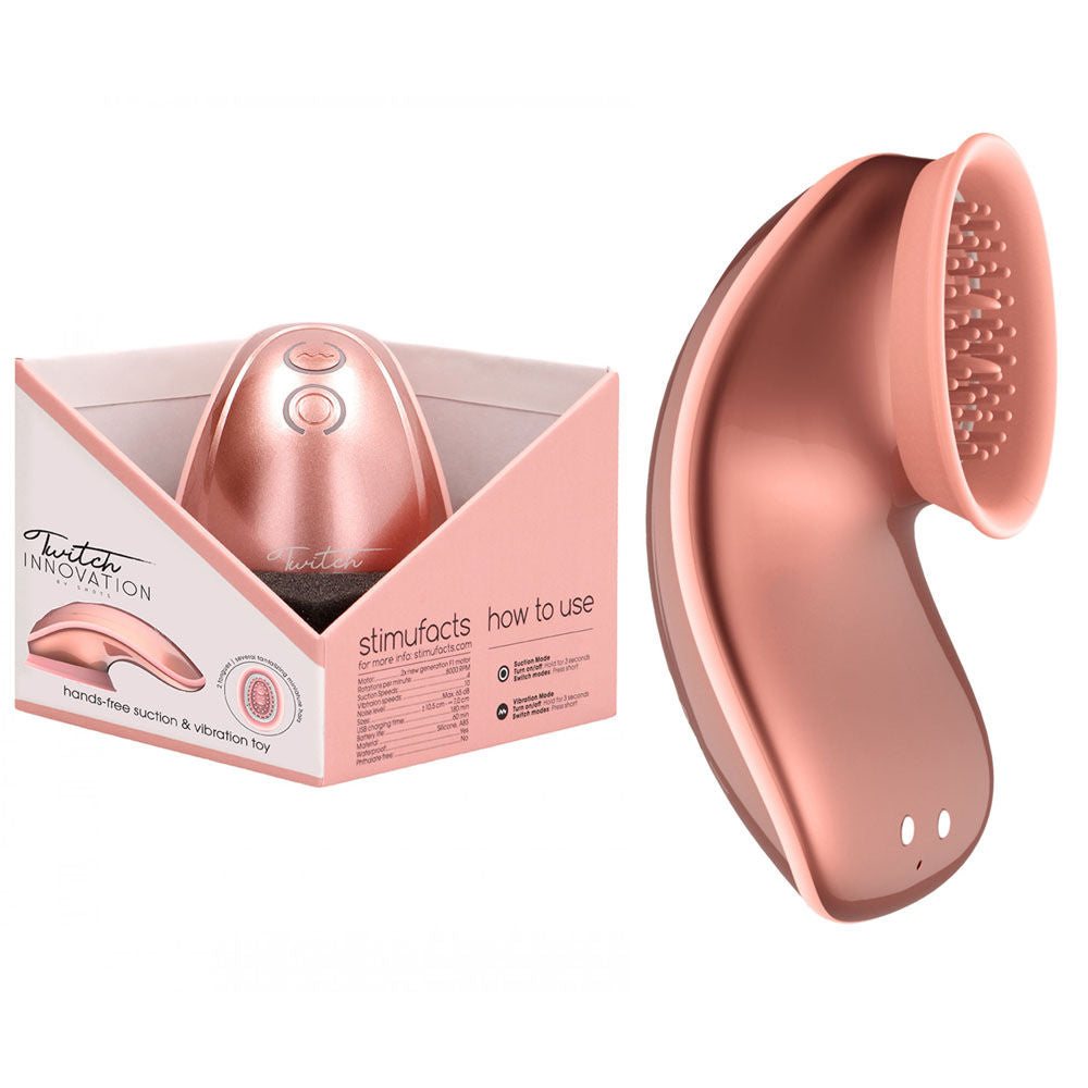 Twitch 1 - silver - clitoral stimulator pink - Product bottom view  | Flirtybay Adult Shop Australia Lingerie Shop