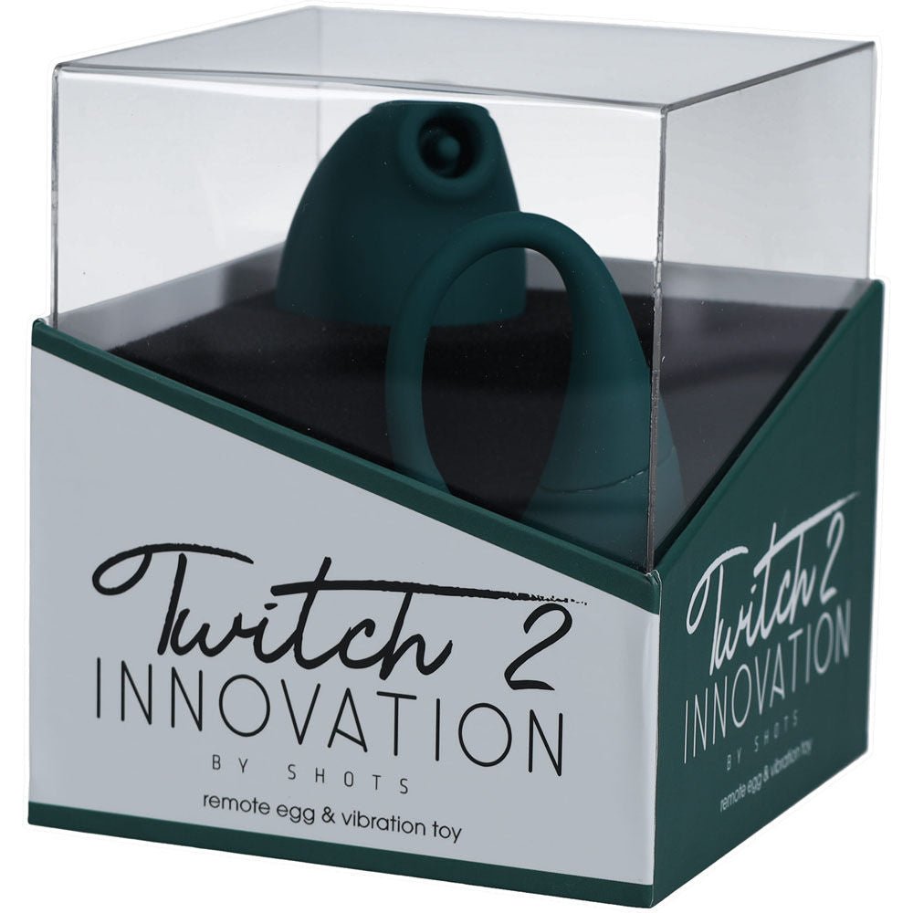 Twitch 2 - vibrating egg - clitoral stimulator -  box side view | Flirtybay