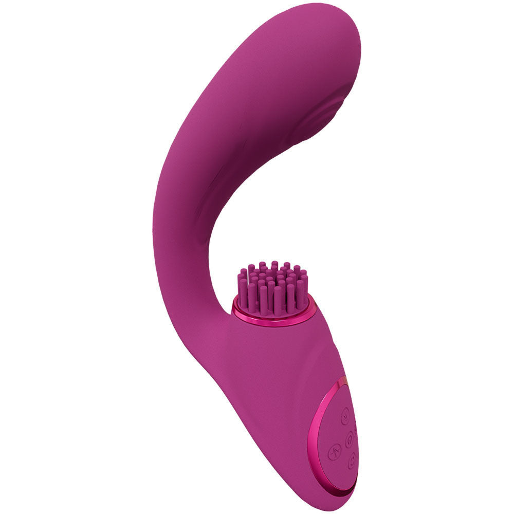 Vive gen - g-spot and clitoral stimulator Pink - Product right side view  | Flirtybay Adult Shop Australia Lingerie Shop