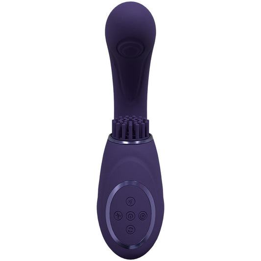 Vive gen - g-spot and clitoral stimulator Purple - Product front view  | Flirtybay Adult Shop Australia Lingerie Shop