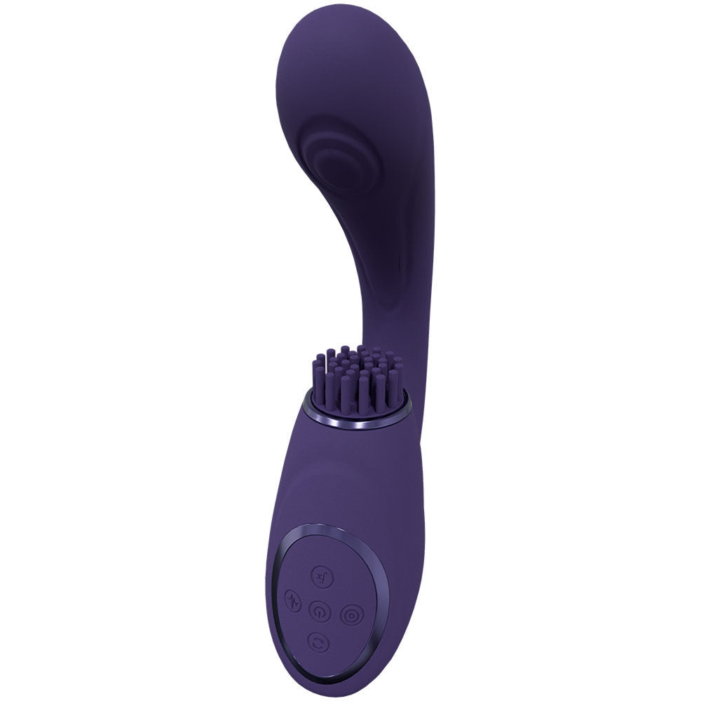 Vive gen - g-spot and clitoral stimulator Purple - Product second side view  | Flirtybay Adult Shop Australia Lingerie Shop
