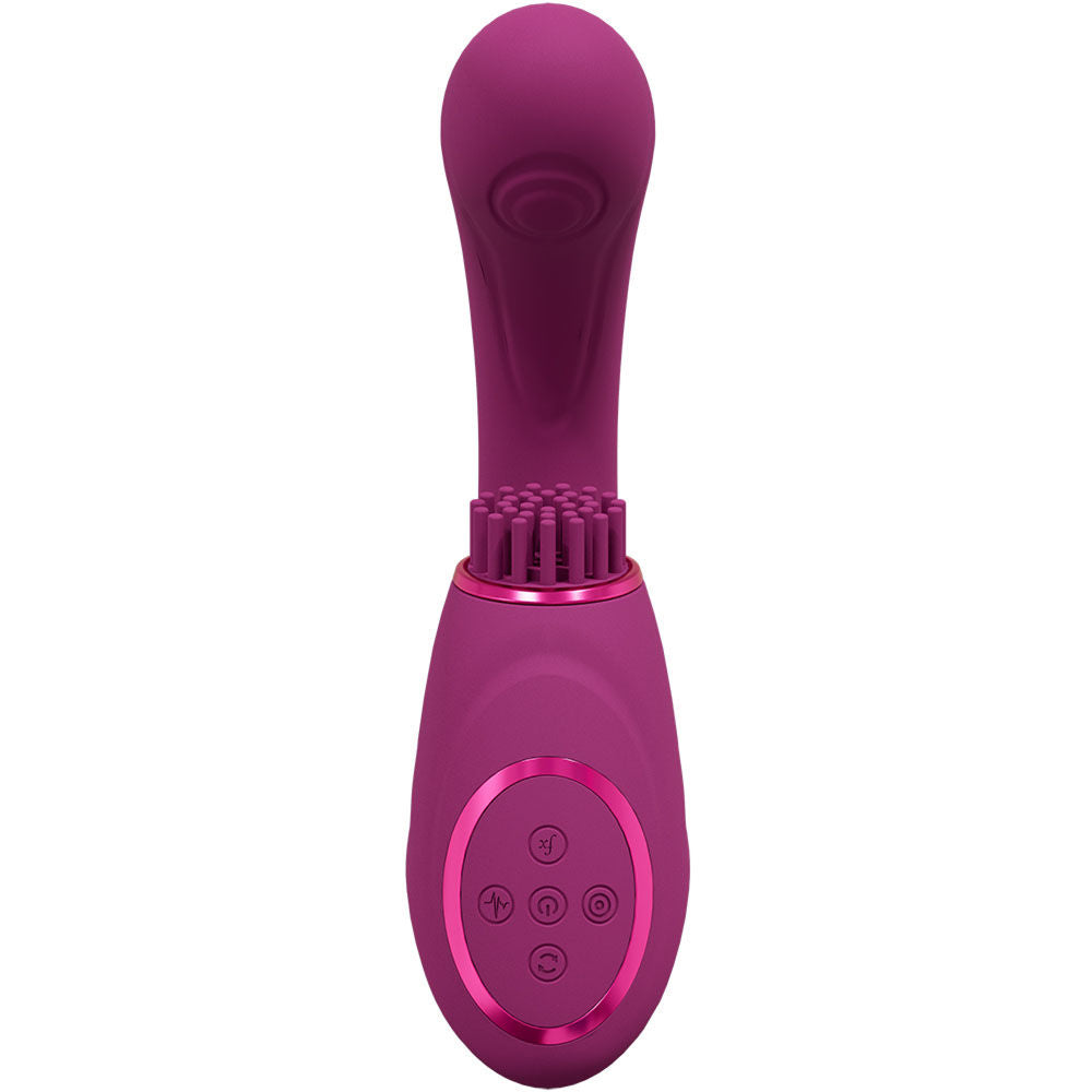 Vive gen - g-spot and clitoral stimulator pink - Product front view  | Flirtybay Adult Shop Australia Lingerie Shop