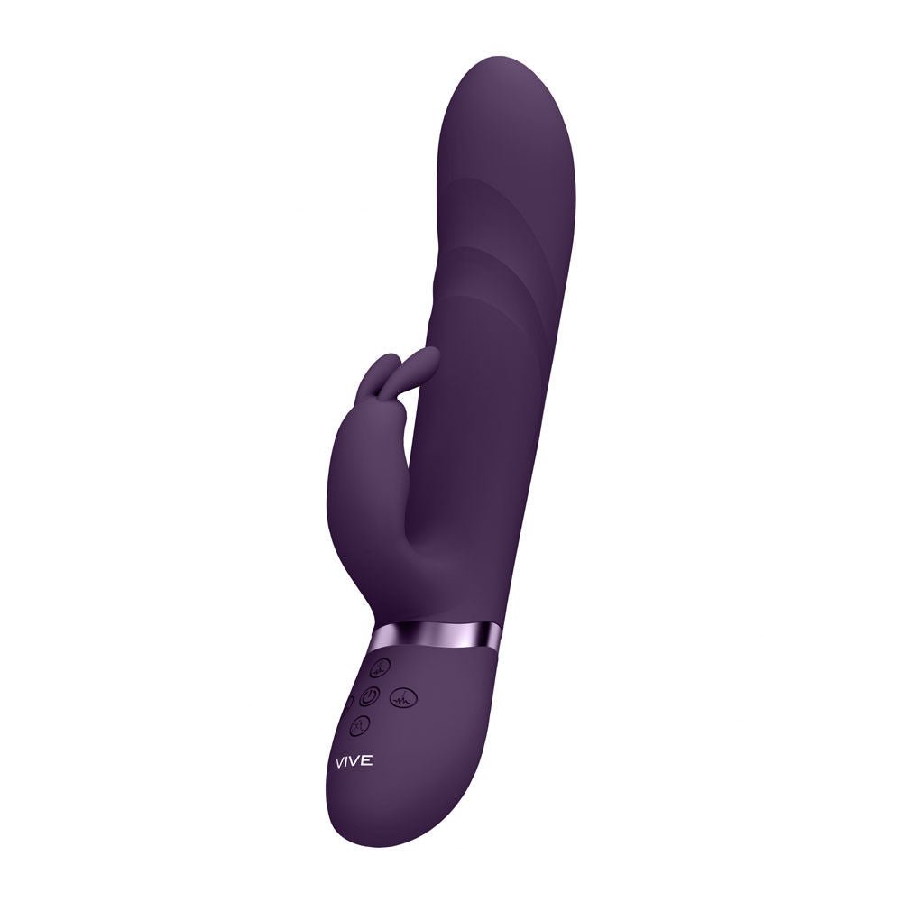 Vive nari - rabbit vibrator - Product side view  | Flirtybay