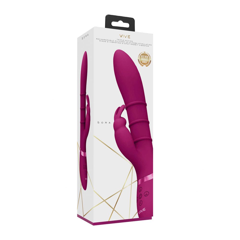 Vive sora - rabbit vibrator -  box side view | Flirtybay