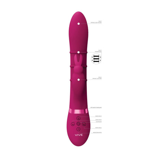 Vive sora - rabbit vibrator - Product front view  | Flirtybay