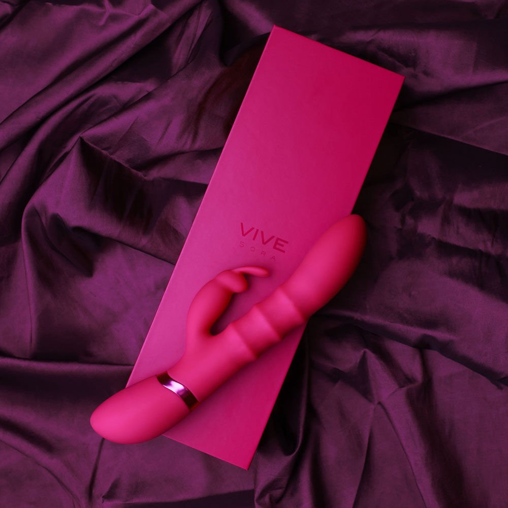 Vive sora - rabbit vibrator - Product top view  | Flirtybay