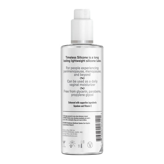 Wicked - simply timeless silicone based lubricant - 120ml - Product back view  | Flirtybay