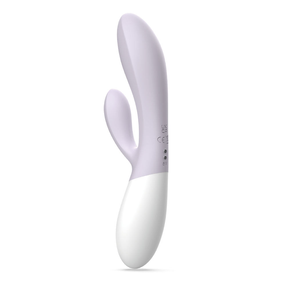 Zini dew - rabbit vibrator - Product second side view  | Flirtybay-Sex shop australia