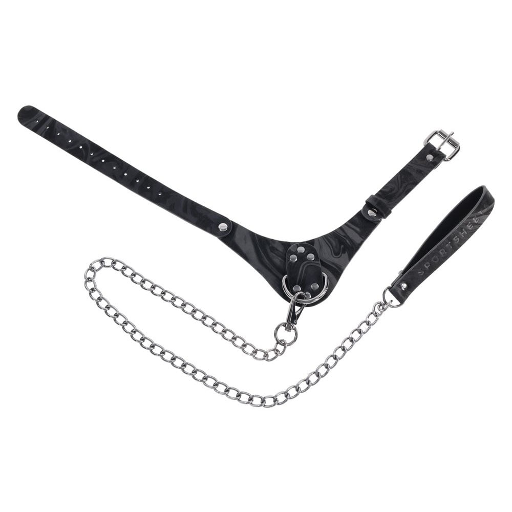 BDSM sex store – Velvet Noir bondage collar and leash set laid flat, showcasing elegant design and kinky functionality | Flirty Bay, bondage toys, bondage, bdsm sex tools, adult store australia