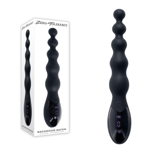 Flexible beaded anal vibrator with graduated silicone bulbs and 9 vibration modes | Flirty Bay Adult Store, adult toys and lingerie