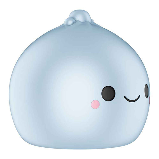 Side view of the Blue Satisfyer Mochi USB Rechargeable Air Pulse Stimulator on a white background | Flirty Bay, sex toys and vibrator, Perth Australia