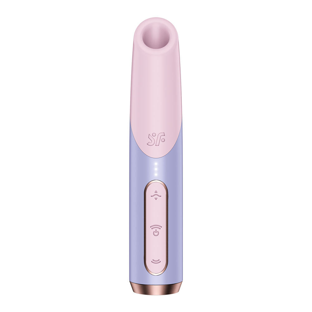 Front angle of the Bold Kiss USB rechargeable air pulse vibrator | Flirty Bay Adult Store Australia, Vibrator