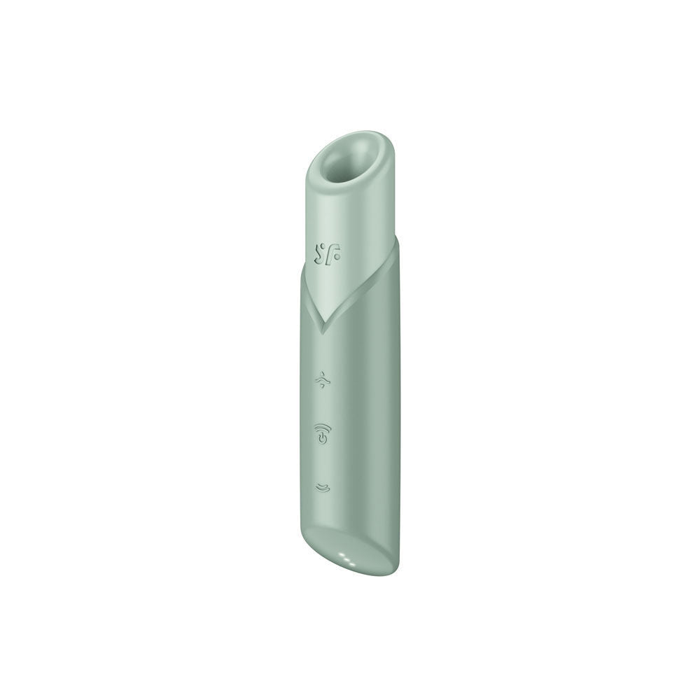 Side profile of the compact Naughty Kiss mini vibrator showing elegant curves | Flirty Bay Adult Store Australia, Vibrator