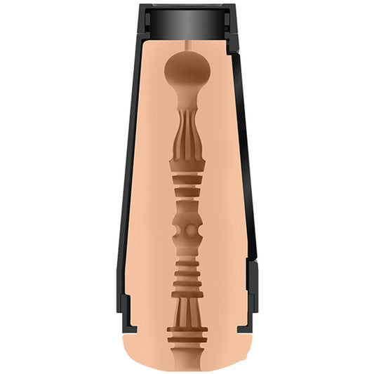 Main Squeeze Anna Claire Clouds Pocket Pussy internal sleeve texture view on a clear white background | Flirty Bay, male masturbator adult store Australia