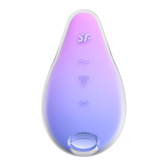 Side angle of the Satisfyer Mermaid Vibes air pulse vibrator | Flirty Bay Adult Store Australia, Vibrator