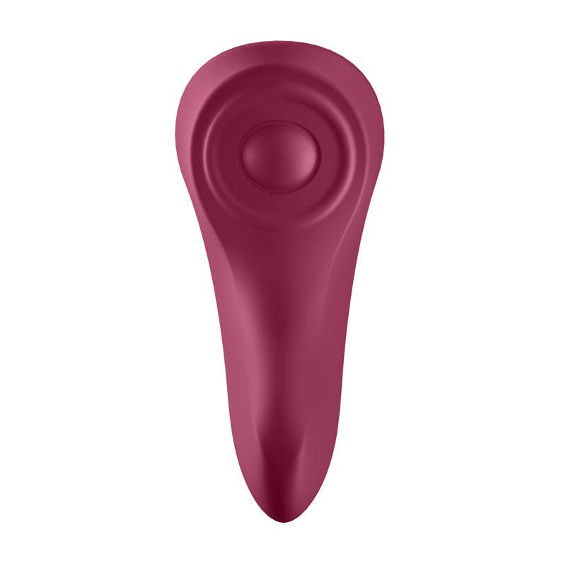 Back view of Satisfyer Sexy Secret showing smooth, body-safe finish and ergonomic fit | Flirty Bay, vibrating undies, best vibrator, vibrator ladies.