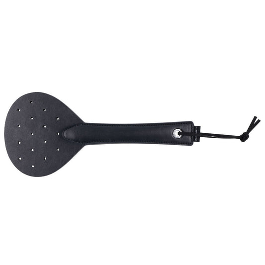 sportsheets-swift-spanker-split-tip-black-impact-paddle, back view | Flirty bay online adult store, adult toys and lingerie