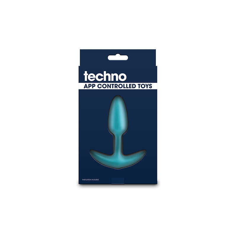 Trance by Techno app-controlled vibrating butt plug in soft silicone with sleek black design, back box | Flirty Bay Adult Store, adult toys and lingerie
