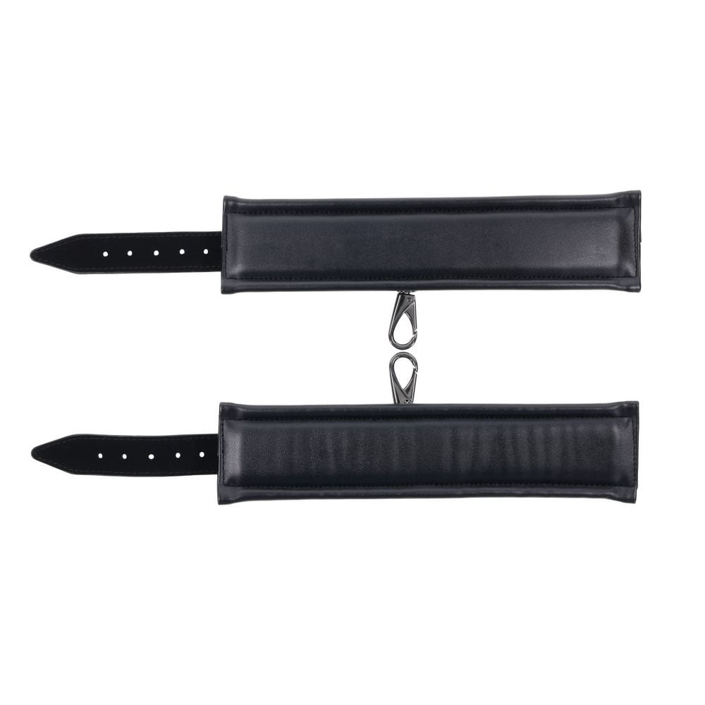 Detailed close-up of the padded interior of the BDSM sexy toy cuffs for soft restraint | Flirty Bay, bondage sex tools, bondage, adult store Australia.