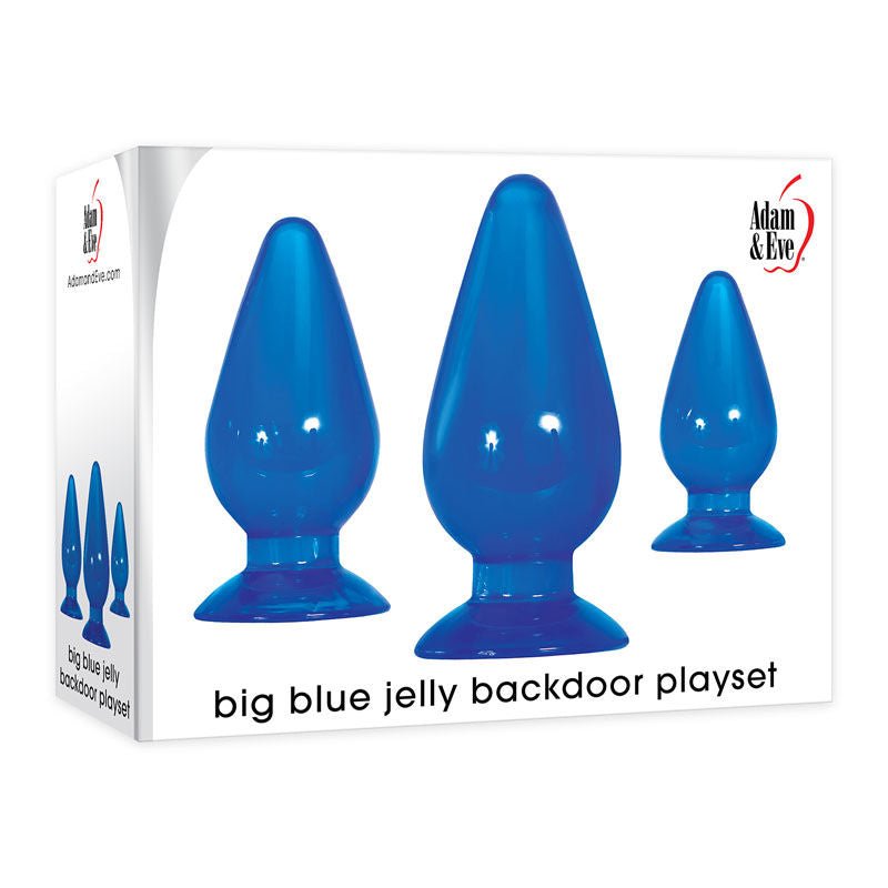 Adam & eve - big jelly backdoor playset -  box front view | Flirtybay.com.au