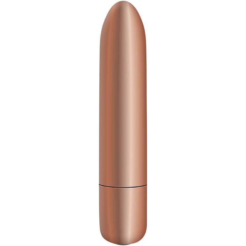 Adam & eve - eve's copper cutie rechargeable bullet vibrator - Product front view  | Flirtybay.com.au