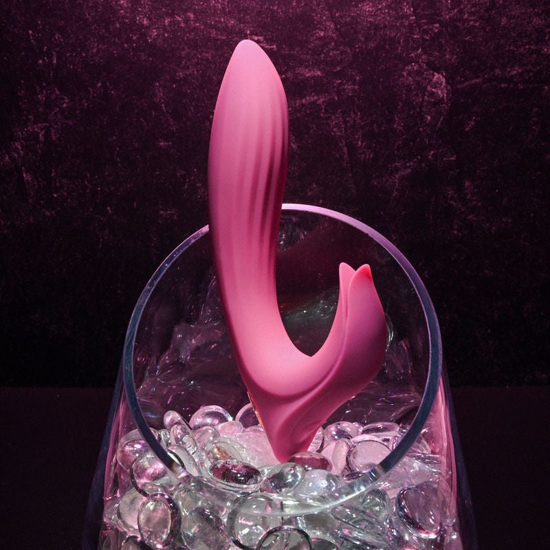 Adam & eve - eves blis rabbit vibrator - Product side view  | Flirtybay.com.au