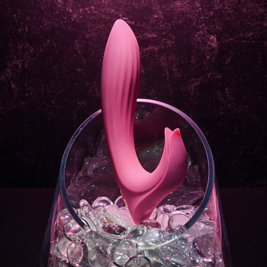 Adam & eve - eves blis rabbit vibrator - Product side view  | Flirtybay.com.au