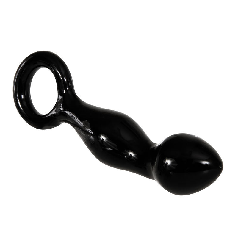 Adam & eve - glass prostate massager - Product side view  | Flirtybay.com.au