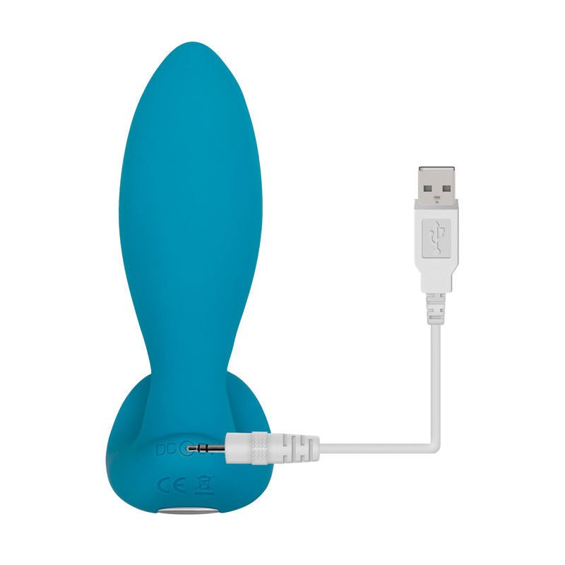 Adam & eve - remote control g-spot vibrator - Product front view with charger | Flirtybay.com.au